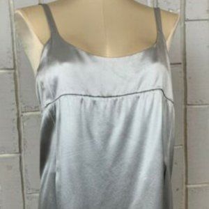 100% Silk, Lined Eileen Fisher Grey/Silver Cami